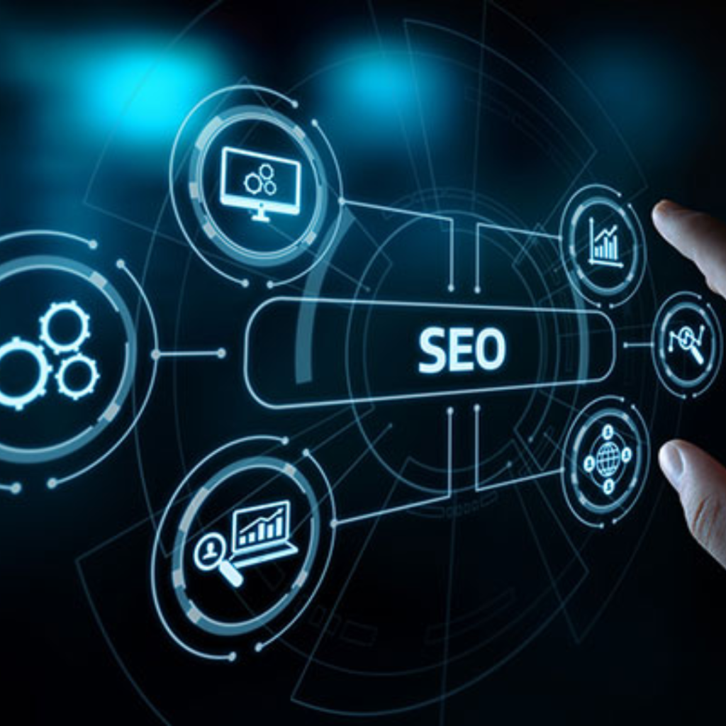 SEO Optimization ​image, Techniques, Glowing Image