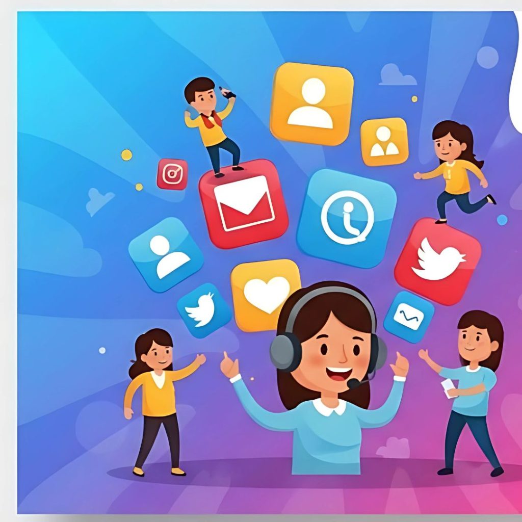 Social Media Management image, managing, apps